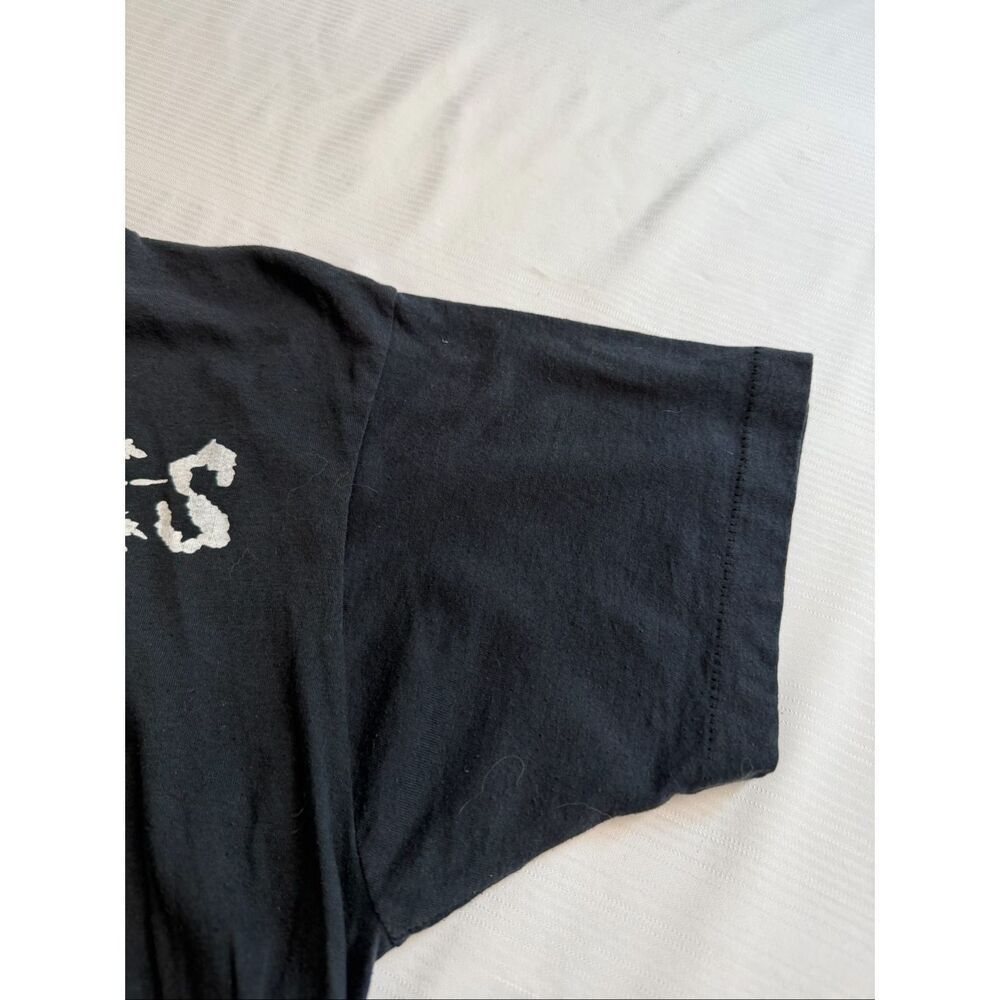 Rare 1980s Ramones Logo Screen Stars T-Shirt Richie Ramone Faded Black Large - Picture 3 of 8
